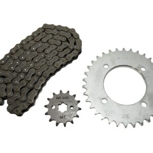 KIT CORONA, PIÑON Y CADENA HONDA BIZ 125 34/14T 428H-110L RIDE GEAR