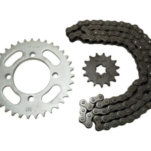 KIT CORONA, PIÑON Y CADENA YAMAHA CRYPTON 110 NEW 35/15T 428H-110L RIDE GEAR