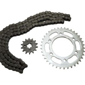 KIT CORONA, PIÑON Y CADENA YAMAHA FZ 16 38/14T 428H-132L RIDE GEAR