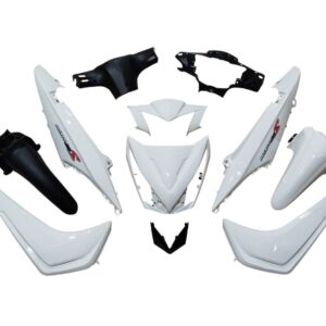 KIT PLASTICOS HONDA WAVE 110 S (BLANCO) 11 PCS RIDE GEARS RG-33324