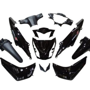 KIT PLASTICOS HONDA WAVE 110 S (NEGRO) 11 PCS RIDE GEARS RG-33324